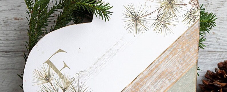 Corazón de madera para decoración del hogar